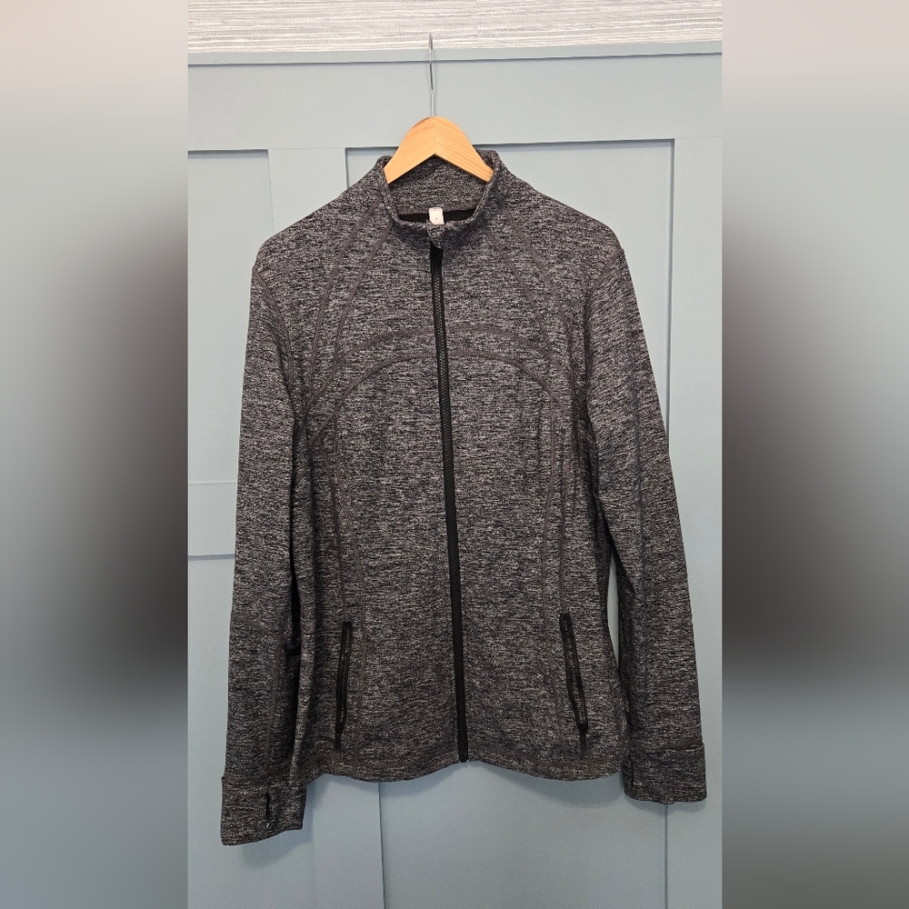 Lululemon Heathered Gray Zip-Up Define Jacket